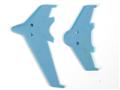 EK1-0442L Vertical & horizontal tail blade set(blue)(New Code:000713)